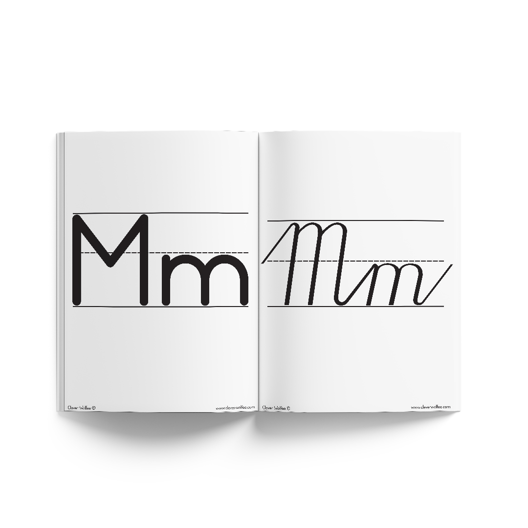 Lopende en handskrif alfabet flitskaarte - Image 3