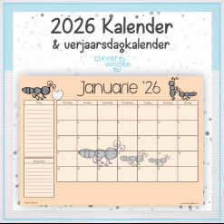 Pastel miere kalender 2026