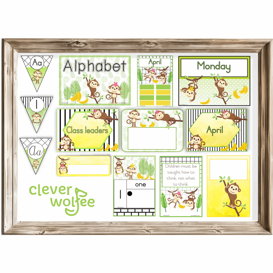 Class theme - monkeys - Image 2