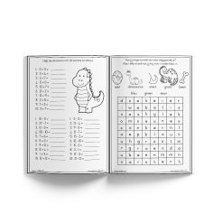 Alternative view of Dinosourus blou tema boekie