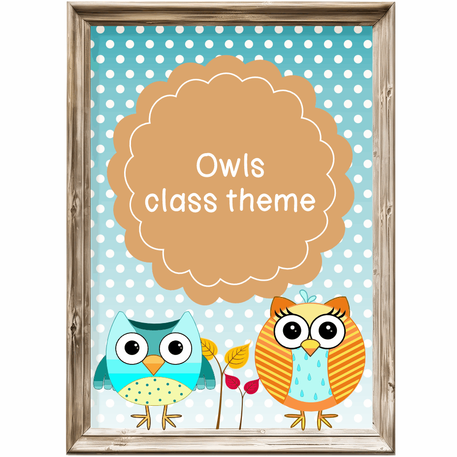 Class theme - owls