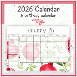 Pomegranate calendar 2026