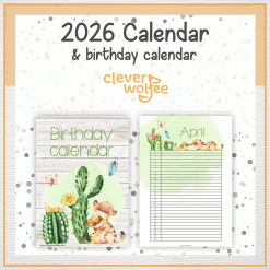 Alternative view of Meerkat calendar 2026