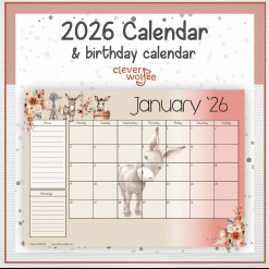 Donkeys calendar 2026