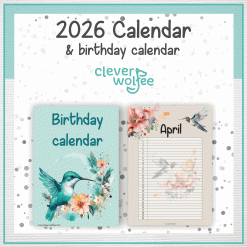 Alternative view of Hummingbirds calendar 2026