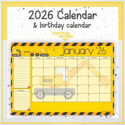 Construction calendar 2026