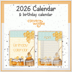 Alternative view of Bees calendar 2026