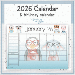 Animals calendar 2026