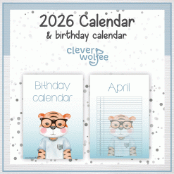 Alternative view of Animals calendar 2026