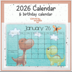 Dinosaur calendar 2026