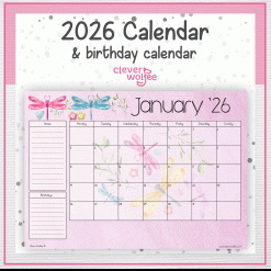 Dragonfly calendar 2026