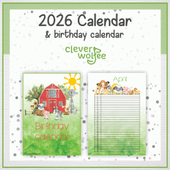 Alternative view of Baby farm calendar 2026