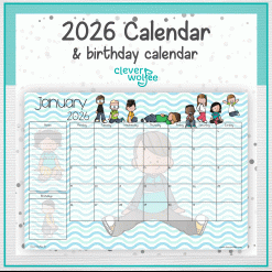 Kids calendar 2026