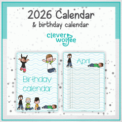 Alternative view of Kids calendar 2026