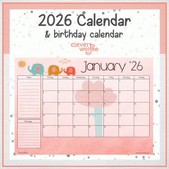 Elephants calendar 2026