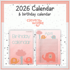 Alternative view of Elephants calendar 2026