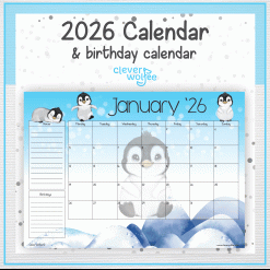Penguins calendar 2026