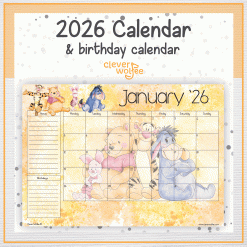 Winnie The Pooh calendar 2026