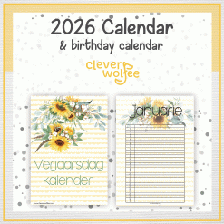 Alternative view of Sunflower calendar 2026