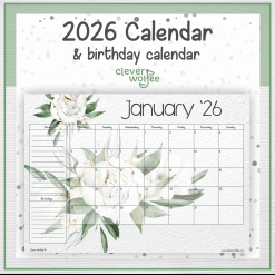 Peonies calendar 2026