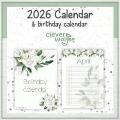 Alternative view of Peonies calendar 2026