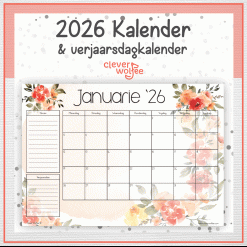 Perske kleur blomme kalender 2026