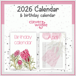 Alternative view of Protea calendar 2026