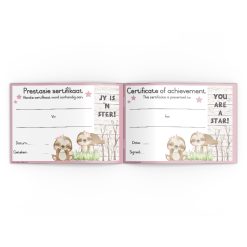 Alternative view of Certificate of achievement - Sloth