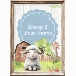 Farm: Sheep 2 Class theme - Preschool