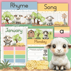 Alternative view of Farm: Sheep 2 Class theme - Preschool