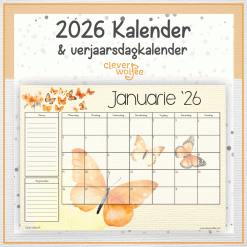 Oranje skoenlappers kalender 2026
