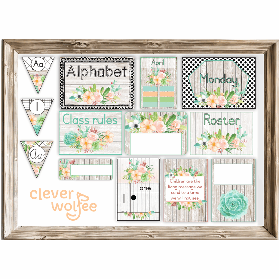 Class theme - succulents - Image 2