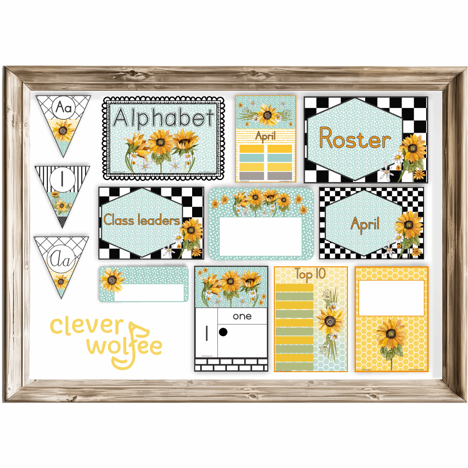Class theme - sunflowers - Image 2