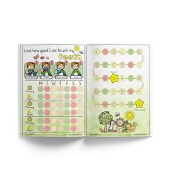 Alternative view of Toothbrush reward chart for boys