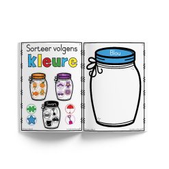 Alternative view of Sorteer volgens kleure