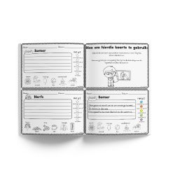 Alternative view of Skryfkaarte vir beginners