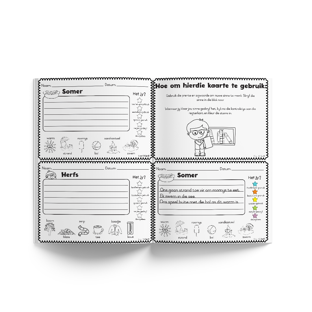 Skryfkaarte vir beginners - Image 2
