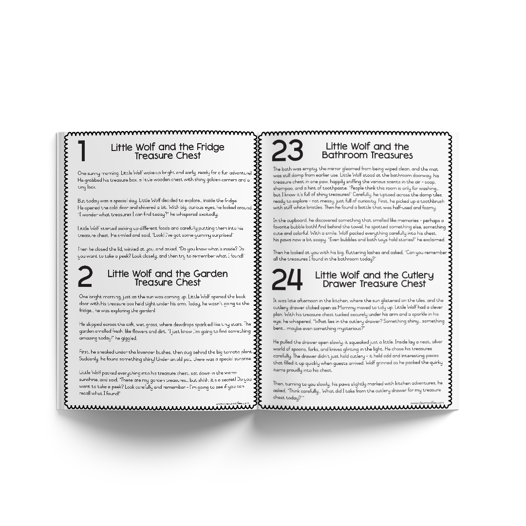30 Little Wolf Treasure chest stories - Image 3